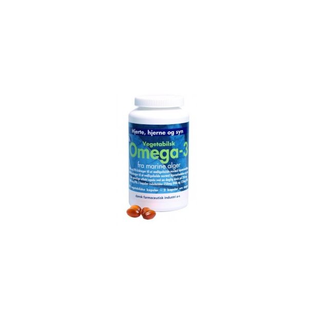 Vegetabilsk Omega-3 Algebaseret - 180 kapsler