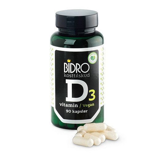 Billede af Bidro D3 vitamin 80 µg, Vegansk - 90 stk.