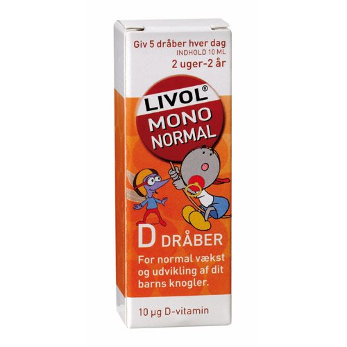 D-dråber til børn Livol – 10 ml.