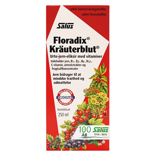 Billede af Floradix Kräuterblut Urte-jern mikstur - 250 ml.