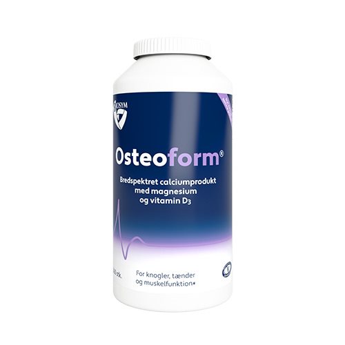 Se Biosym Osteoform m. Calcium, Magnesium & D-vitamin - 360 kapsler hos OnlineShoppen365
