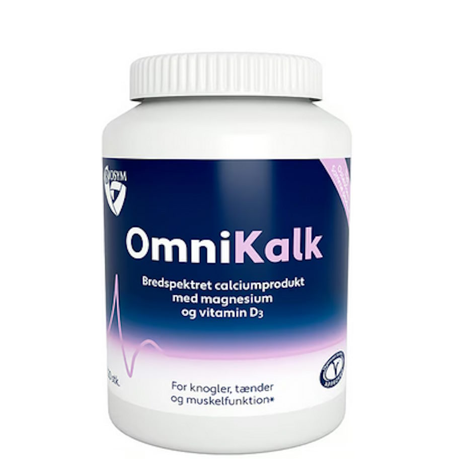 Billede af Biosym OmniKalk m. Calcium, Magnesium og D-vitamin - 120 kapsler