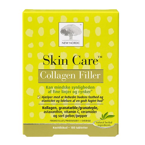 Se Skin Care Collagen Filler - 180 tab. hos OnlineShoppen365