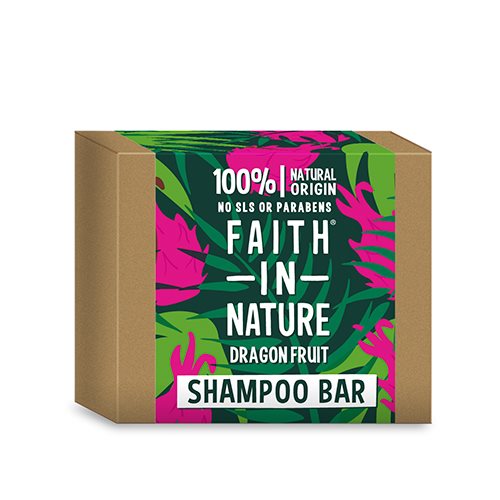 Se Faith in Nature Shampoo Bar Dragefrugt - 85 g. hos OnlineShoppen365