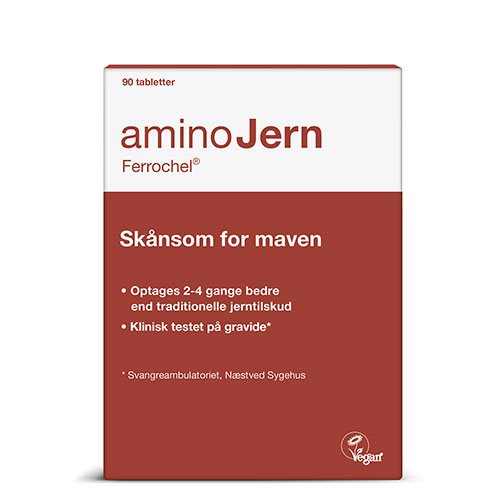 Se Aminojern 25 mg. - 100 stk. hos OnlineShoppen365