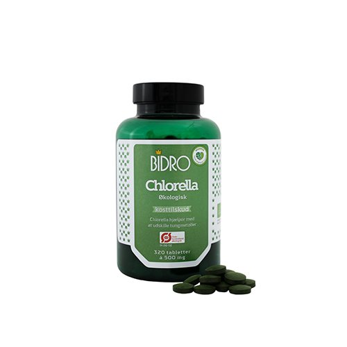 Se Bidro Chlorella - 320 Tabletter hos OnlineShoppen365