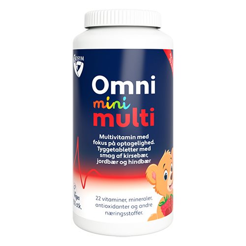 Biosym OmniMINI Multi til Børn - 150 Tyggetab.