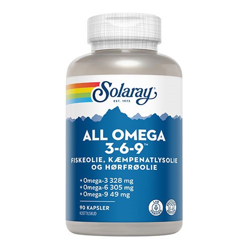Solaray All Omega 3-6-9 - 90 stk.