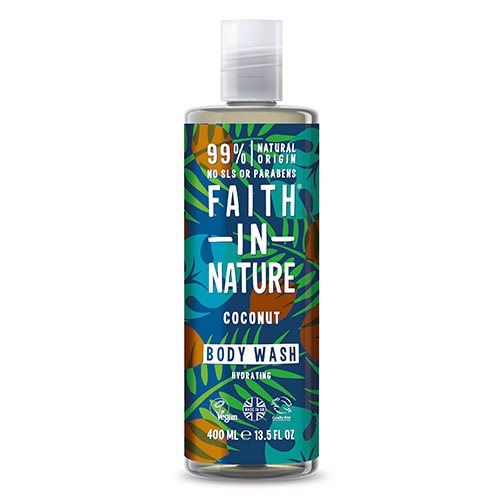 Se Faith in Nature Kokos Showergel - 400 ml hos OnlineShoppen365