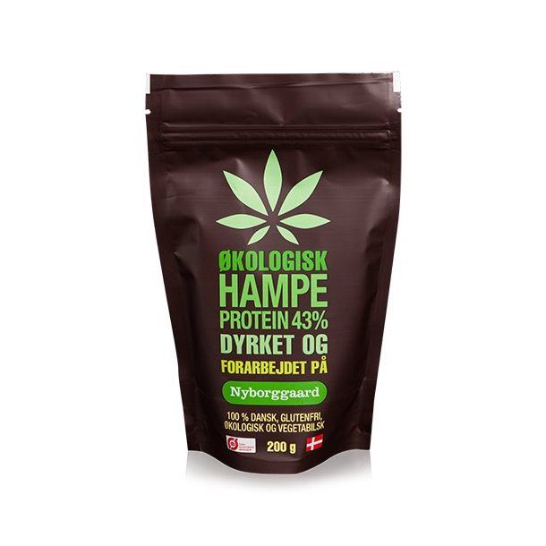 Nyborggaard Hampeprotein Pulver 43 % - 200 g