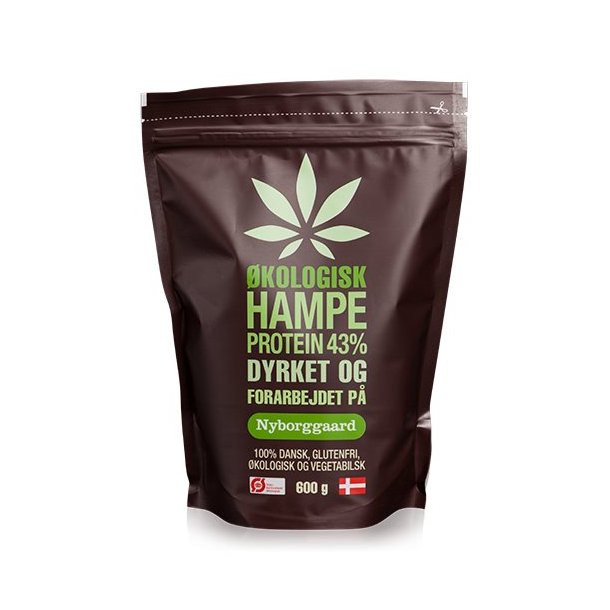 Nyborggaard Hampeprotein Pulver 43 % - 600 g