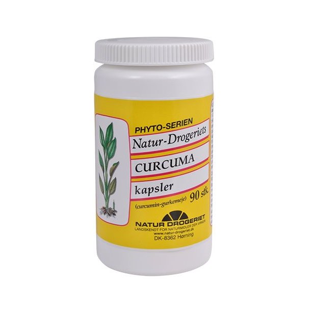 Curcuma kapsler m/gurkemeje 495 mg - 90 stk
