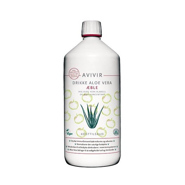 AVIVIR Drikke Aloe Vera med ble - 1 Liter