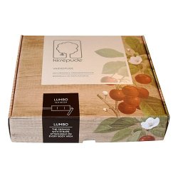 Lumbo cherry pillow with belt 13 x 55 cm.