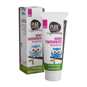 Pure Beginnings Brnetandpasta Hindbrsmag u.flour 0-3 r - 75 ml