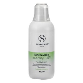 SkinOcare Klorhexidin mundskyl 0,12 pct. - 250 ml.