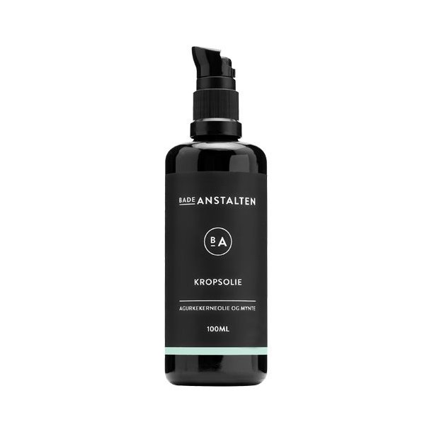 Badeanstalten Kropsolie med agurk og Mynte - 100 ml