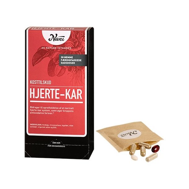 Nani Helsepakke Hjerte/kar - 30 breve
