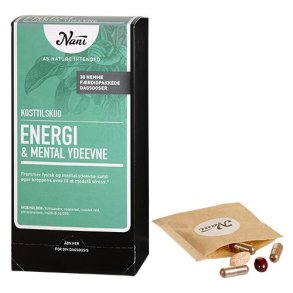 Nani Health Package Energy/Mental Performance - 30 letters