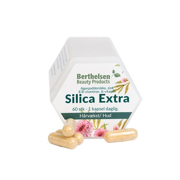 Berthelsen Silica Extra m. B &amp; A-vitamin - 60 stk.