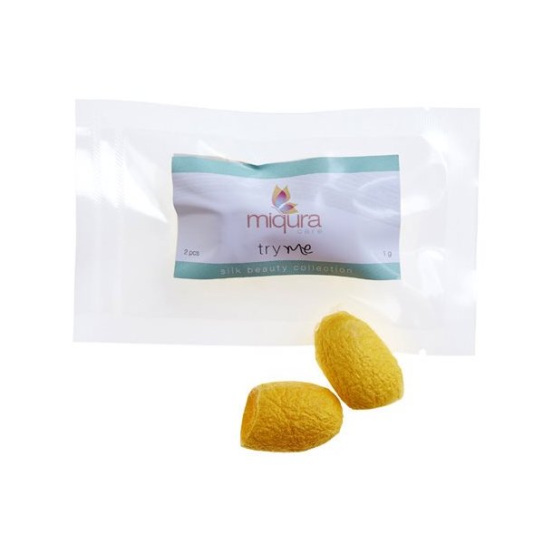 Miqura Peel Me Facial Tips Silkecocoons Prvepakke - 1 g