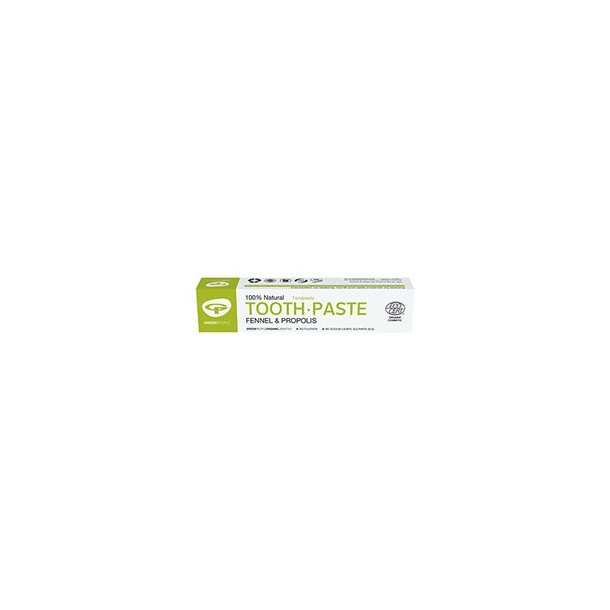 Greenpeople Tandpasta m. fennikel og propolis u.flour - 50 ml