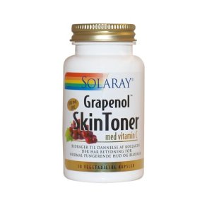 Solaray Grapenol Skintoner - 30 kapsler