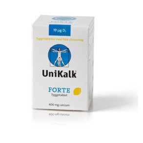 Unikalk Forte Chewable Citrus - 90 tab
