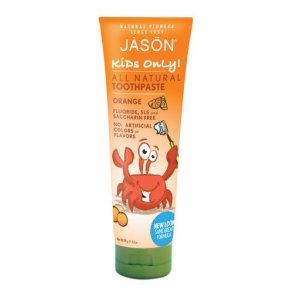 Jasön Flourfri Tandpasta til Brn Appelsinsmag - 119 g.