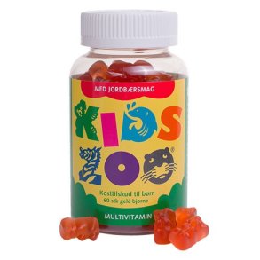 Kids Zoo Multivitamin Bjrn med jordbrsmag - 60 stk.