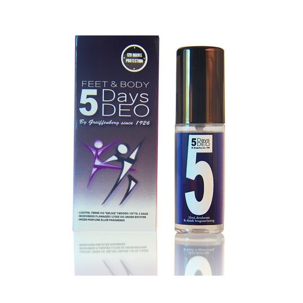 5 Days Deo Feet &amp; Body - 32 ml