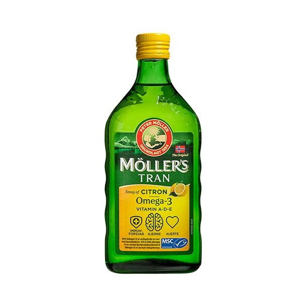 Mllers Tran med Citrus - 500 ml.