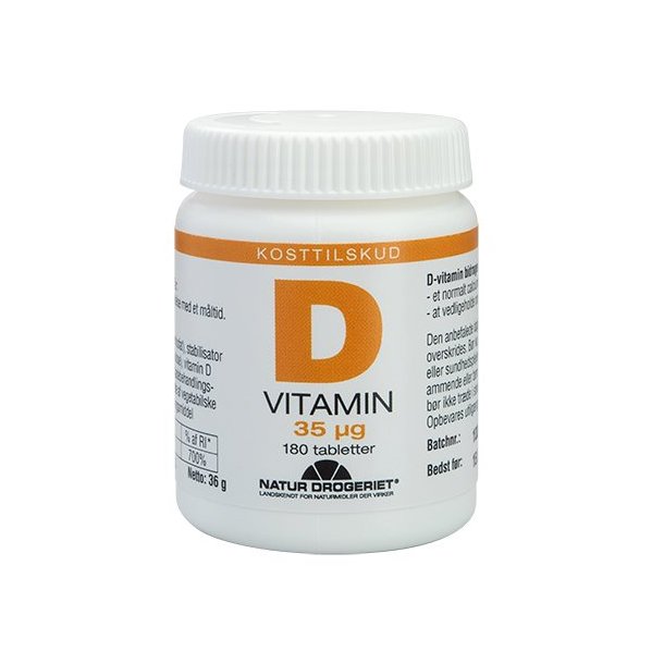 D3-Vitamin 35 g - 180 stk.