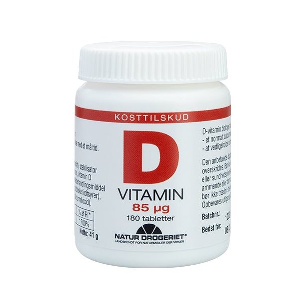 D3 vitamin 85 mcg Super D - 180 pcs.