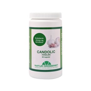 Candolic Hvidlgspulver 500 mg - 90 Kapsler