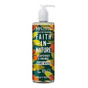 Faith in Nature Grape og Orange Flydende Hndsbe - 400 ml