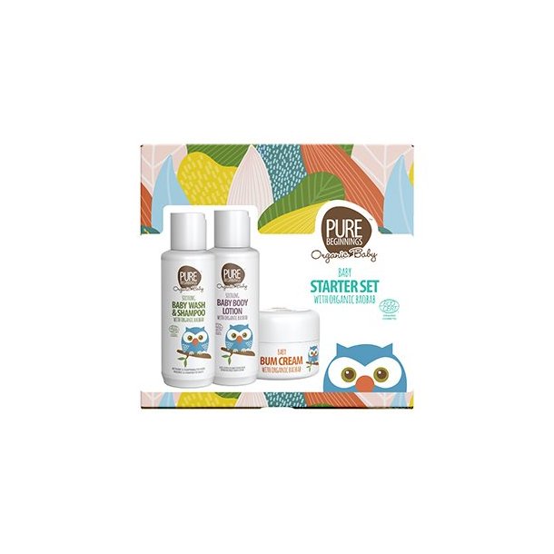 Pure Beginnings Babyske med 3 produkter