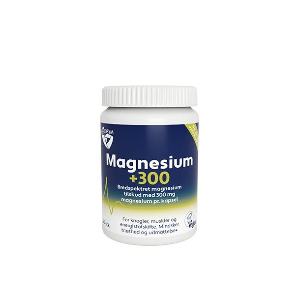 Biosym Magnesium +300 - 60 kapsler