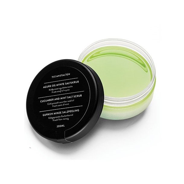 Badeanstalten Bodyscrub Agurk og Mynte - 200 ml.