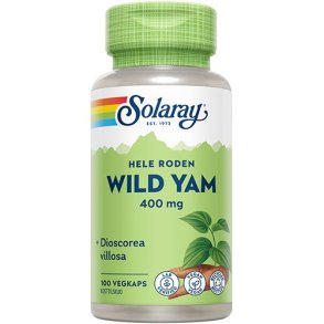 Solaray Wild Yam Root 400 mg. - 100 Kapsler