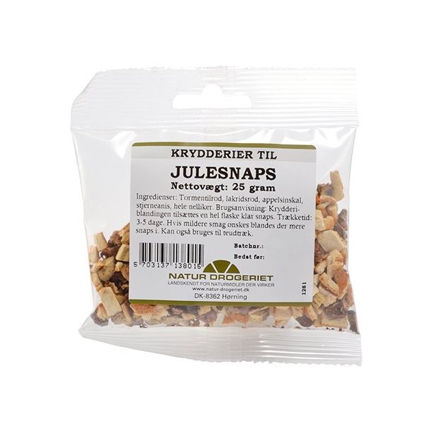 Krydderier til julesnaps - 25 g