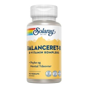 Solaray Balanced-B, C Vitamin and Magnesium - 90 pcs.