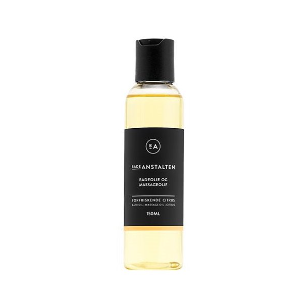 Badeanstalten Bade- og Massageolie Forfriskende Citron - 150 ml.