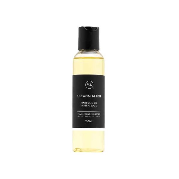 Badeanstalten Bade- og Massageolie Stimulerende Ingefr - 150 ml