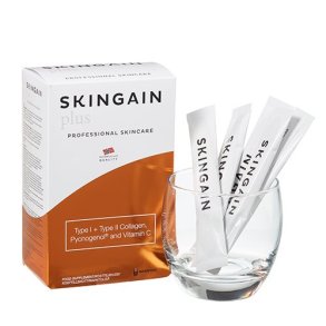 SKINGAIN plus with collagen type 1 and 2, pycnogenol and vitamin C - 30 tubes