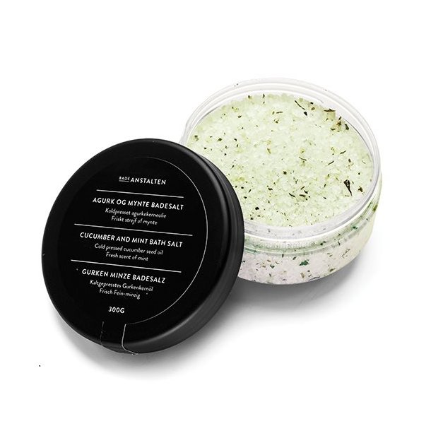 Badeanstalten Badesalt med Agurk og Mynte - 300 g.