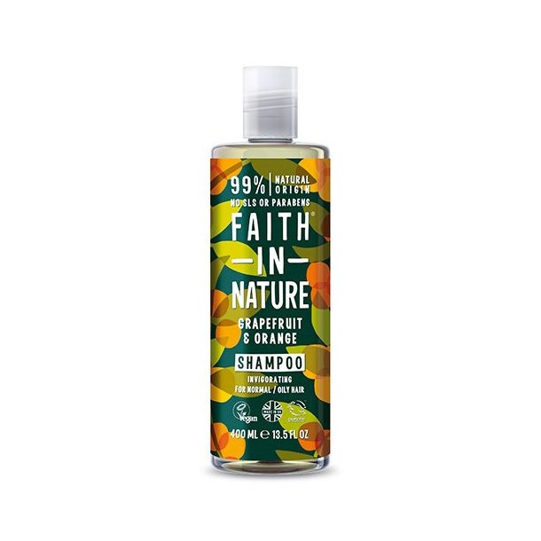 Faith in Nature Shampoo Grape og Orange - 400 ml.