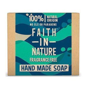 Faith in Nature Unscented Solid Soap - 100 ml