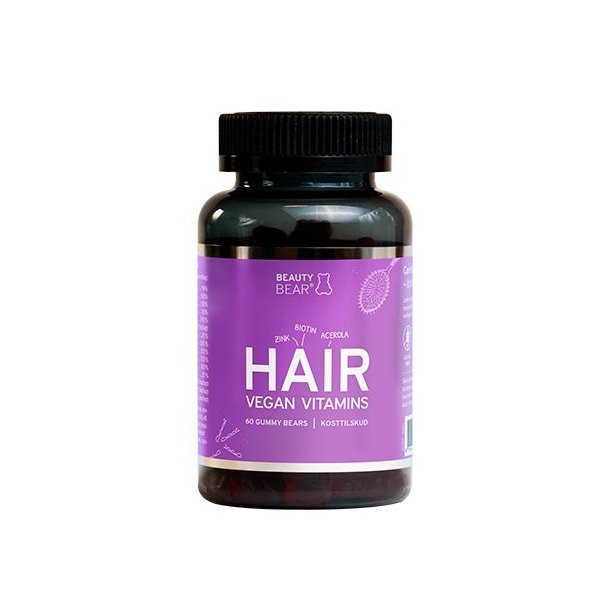 BeautyBear HAIR Vitamins - 60 stk.