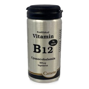 Camette Vitamin B12, Cyanocobalamin 500 mcg - 90 tab.